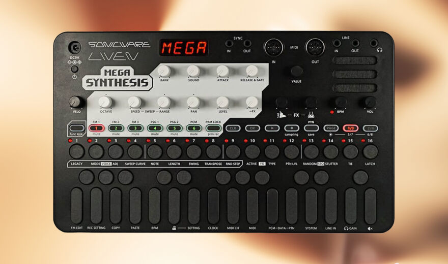 Test: Sonicware Liven Mega Synthesis – Digitale Groovebox