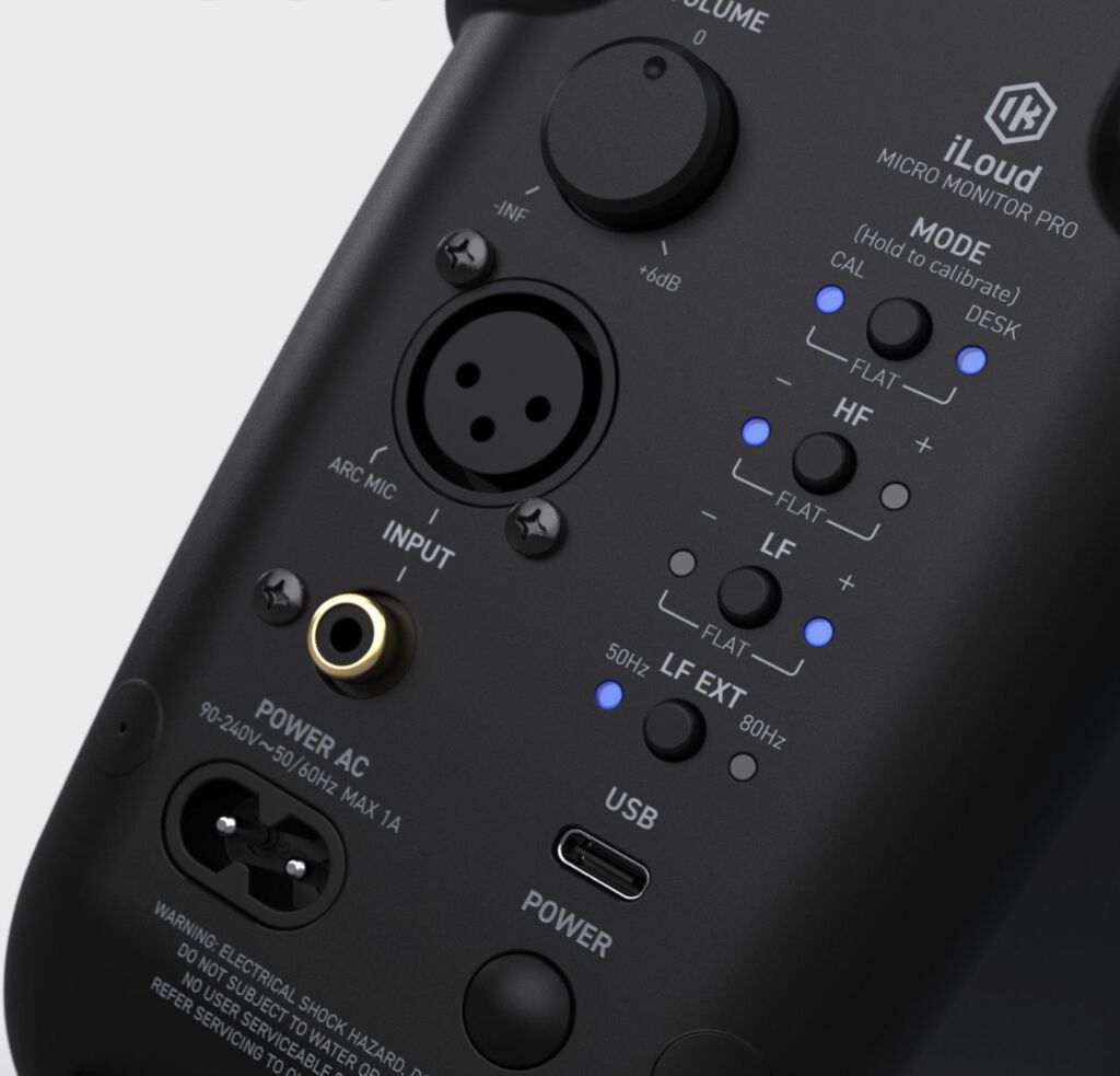 Die R&uuml;ckseite des iLoud Micro Monitor Pro.