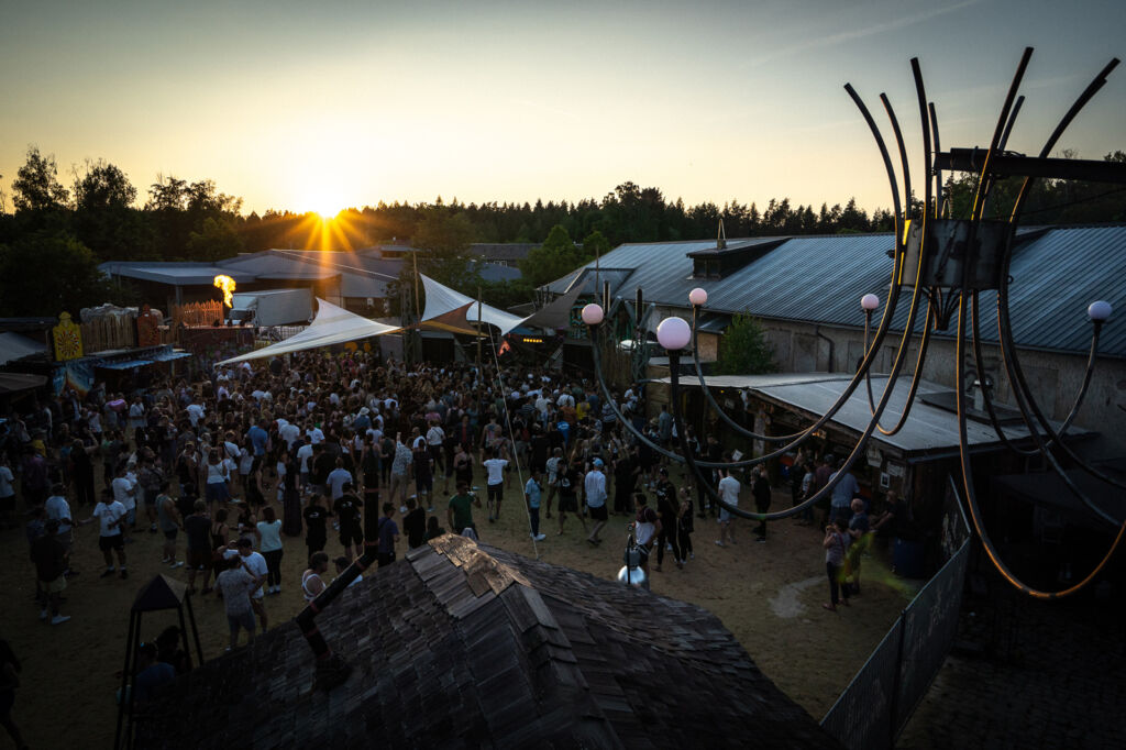 Au&szlig;enbereich der Muna.