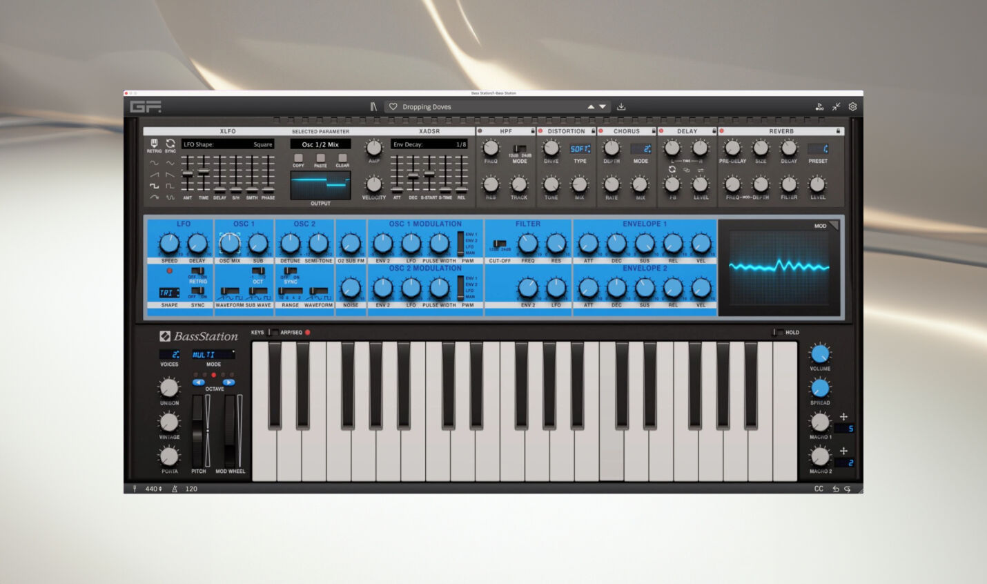 NAMM 2025: GForce stellt Novation BassStation als Plugin vor