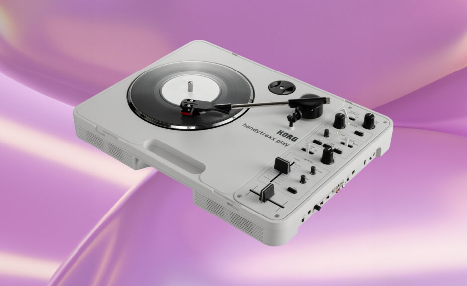 NAMM 2025: Korg enthüllt mobile Plattenspielerserie Handytraxx