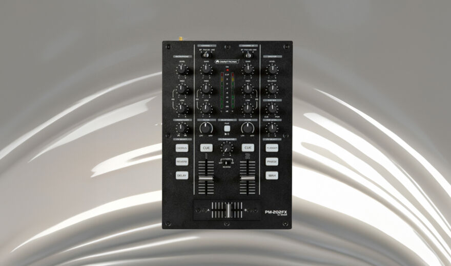 NAMM 2025: DJ-Mixer Omnictronic PM-202 und PM-202FX zum kleinen Preis