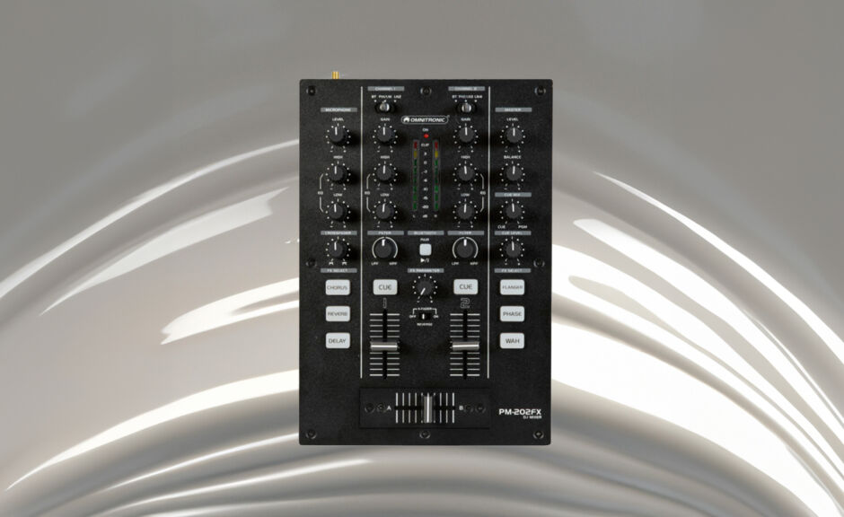 NAMM 2025: DJ-Mixer Omnictronic PM-202 und PM-202FX zum kleinen Preis