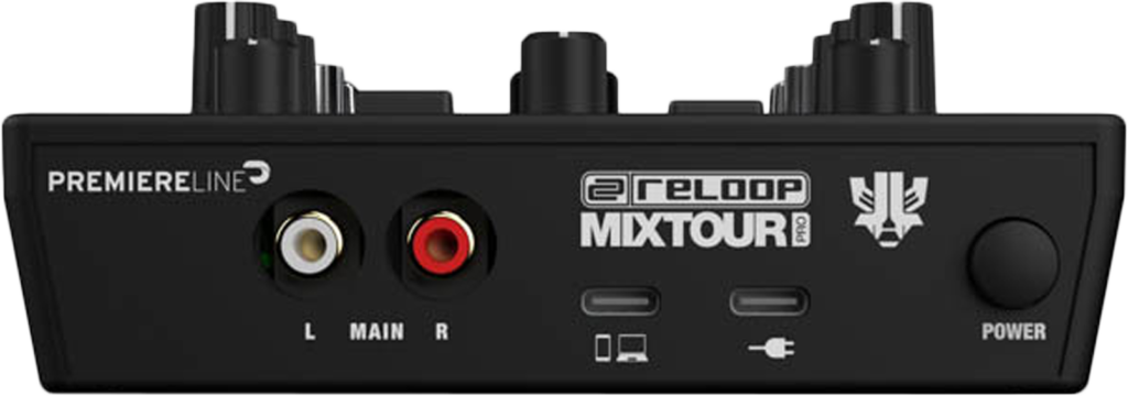 Reloop Mixtour R&uuml;ckansicht