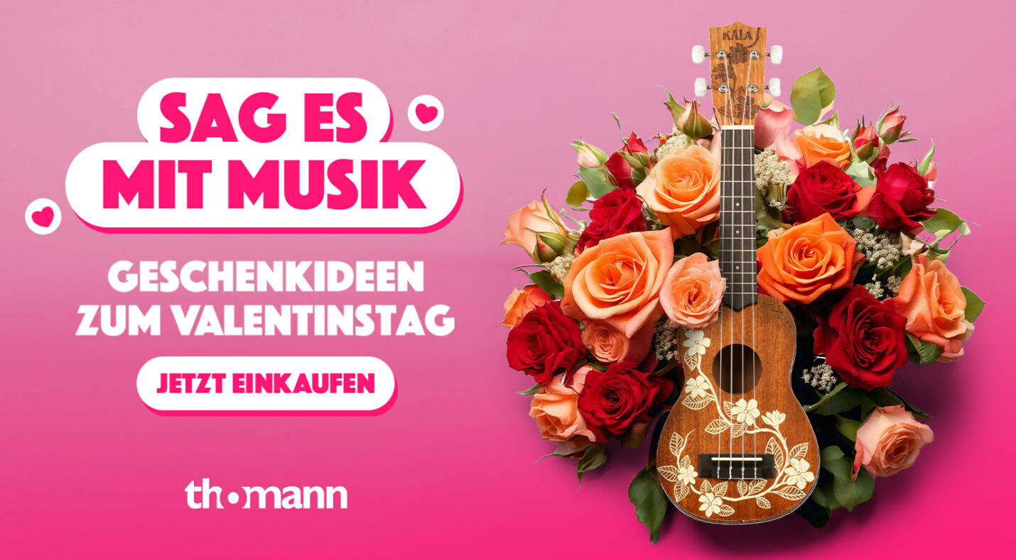 Valentinstag 2025 bei Thomann: Angebote und Deals mit viel Liebe