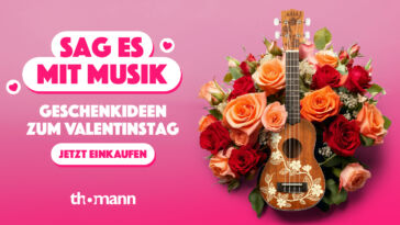 Valentinstag 2025 bei Thomann: Angebote und Deals mit viel Liebe