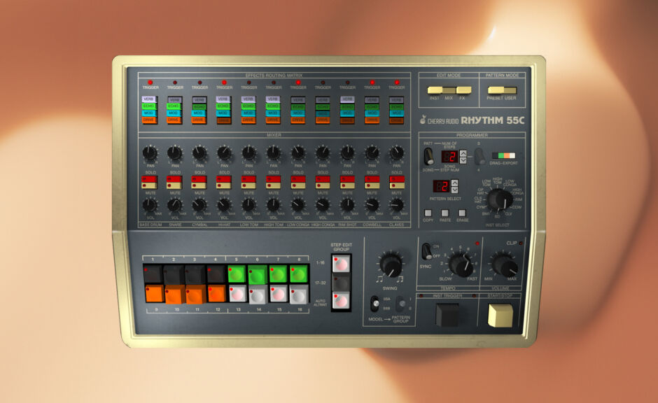 Cherry Audio KR-55C: Zwei analoge Drum Machine-Klassiker von Korg in einem Plugin vereint