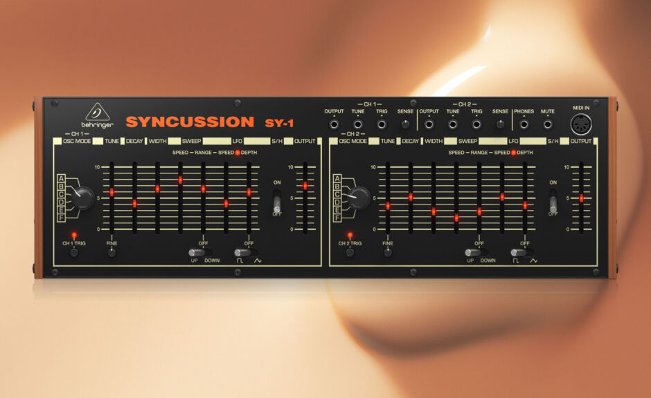 Test: Behringer Syncussion -Analoger Drumsynth mit semimodularer Patchbay