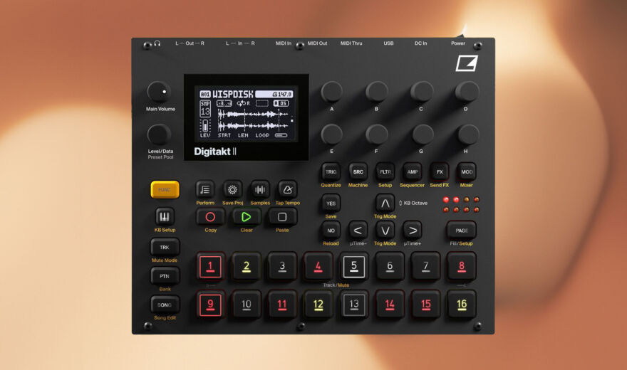 Test: Elektron Digitakt II -Neuauflage der legendären Sampler Groovebox