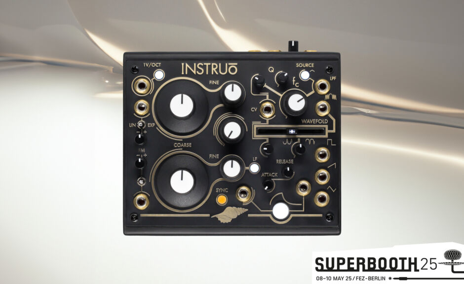 Superbooth 25: Instruō Seashell – Semimodularer Synthesizer mit Plugin-Steuerung