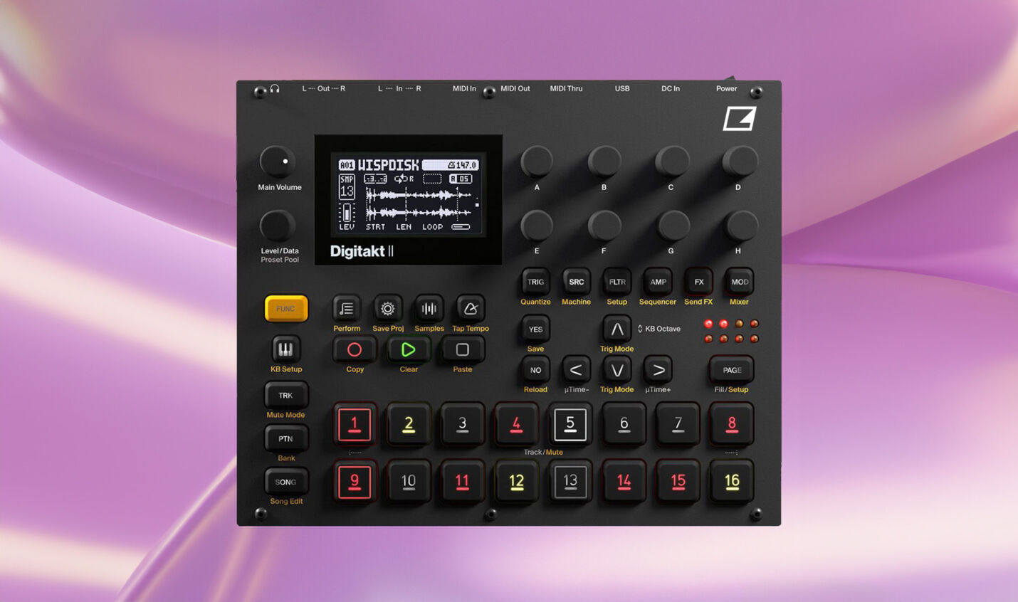 Elektron Digitakt II: Update OS 1.15 bringt die Slice Machine