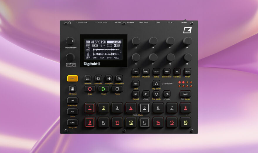 Elektron Digitakt II: Update OS 1.15 bringt die Slice Machine