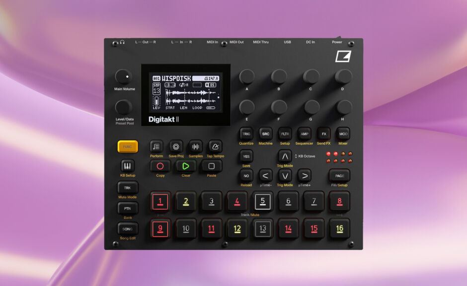 Elektron Digitakt II: Update OS 1.15 bringt die Slice Machine