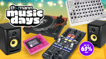 Thomann Music Days 2025: Synthies, Plattenspieler und DJ-Gear im Summer Sale