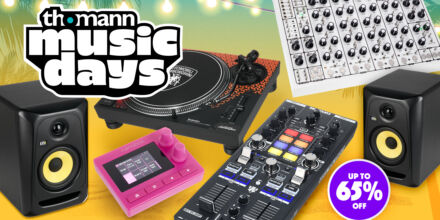 Thomann Music Days 2025: Synthies, Plattenspieler und DJ-Gear im Summer Sale