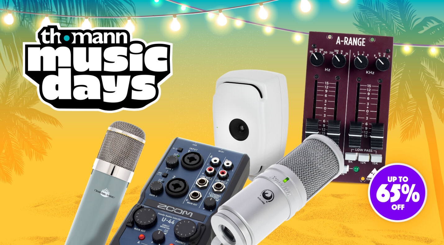 Recording-Deals für Producer: Thomann Music Days 2025 sind am Start!