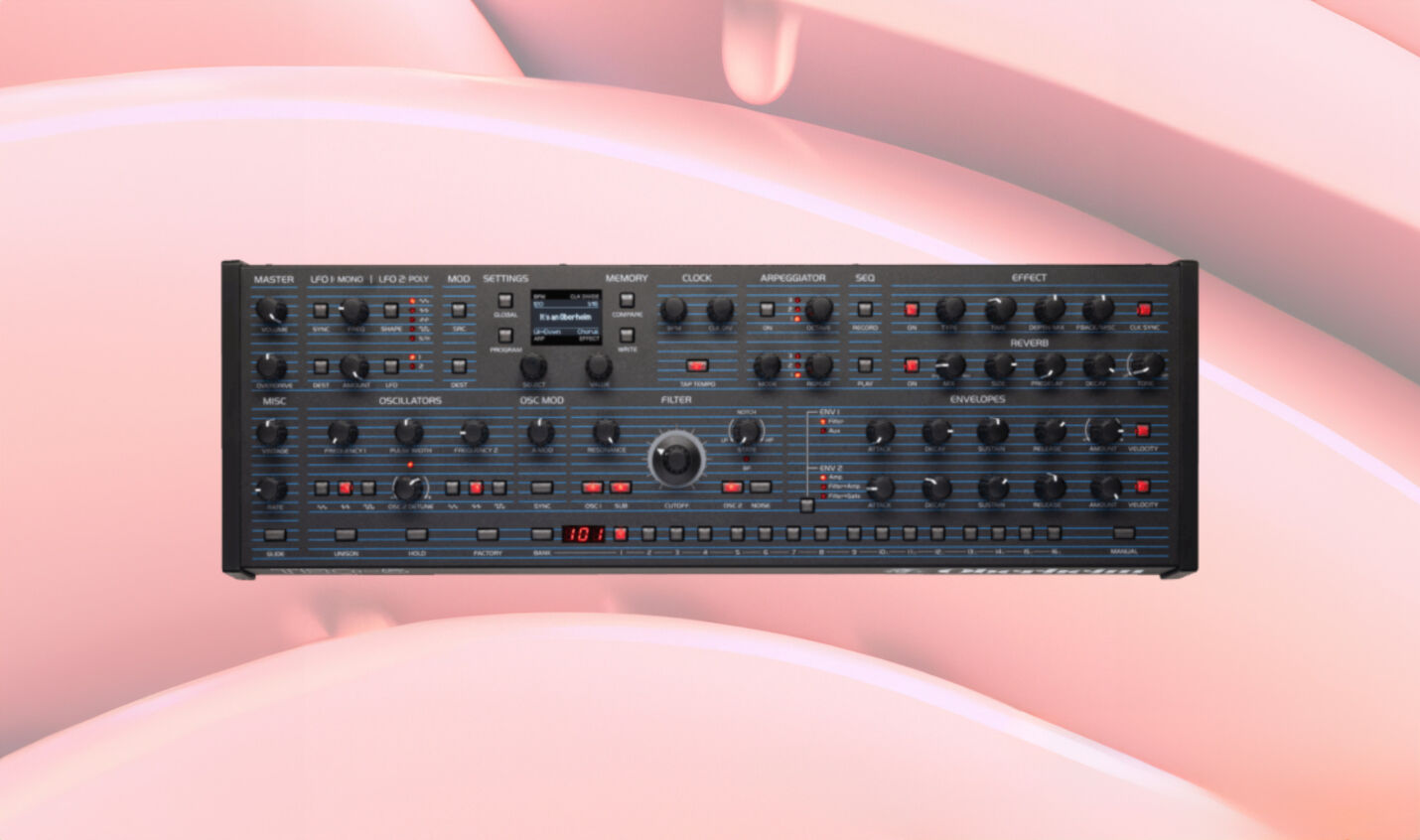 Oberheim TEO-5 Desktop: Kompakte Version des polyphonen Analogsynthesizers vorgestellt