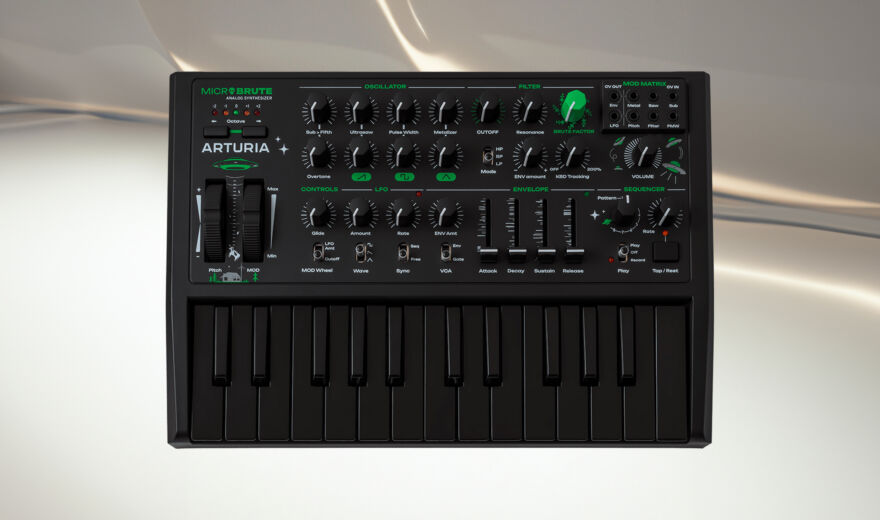 Arturia MicroBrute: Rückkehr in neuer UFO-Optik