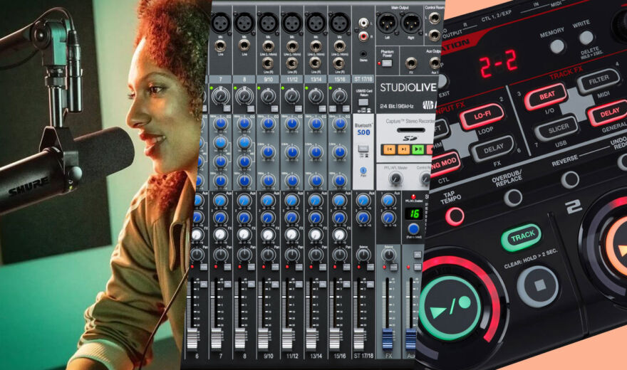 Shure, PreSonus, Boss: Mikrofon, Mixer und Looper in den Deals der Woche