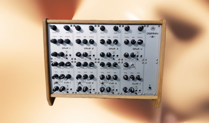 Bad Dog Designs Ospray-8: Analoger Drum-Synthesizer mit Vintage-Sound