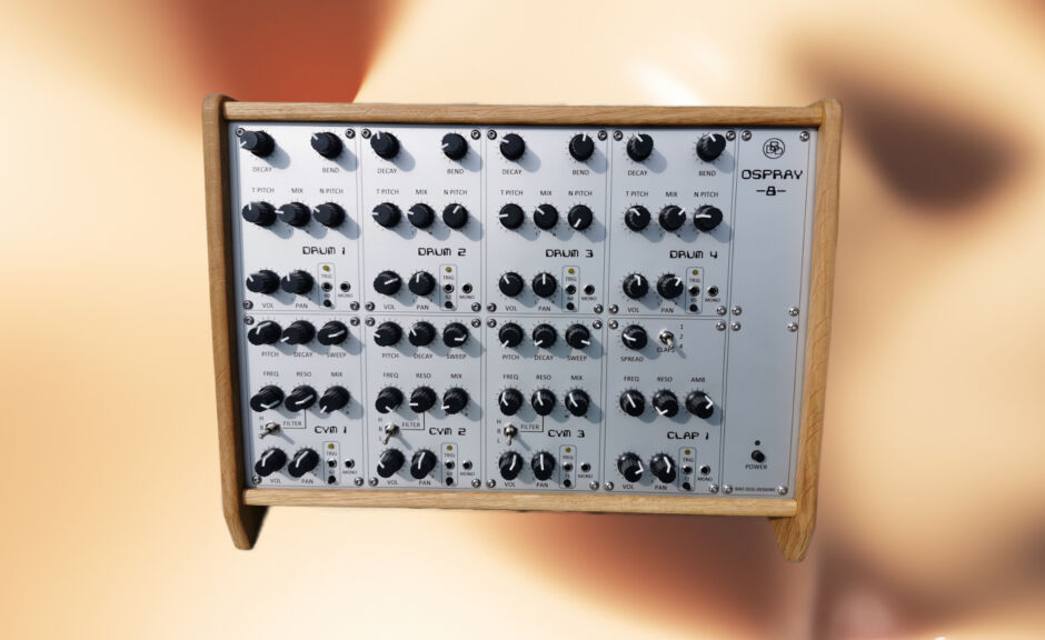 Bad Dog Designs Ospray-8: Analoger Drum-Synthesizer mit Vintage-Sound