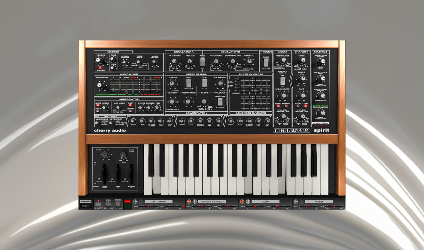 Cherry Audio Crumar Spirit: Synthesizer-Klassiker als Plug-in