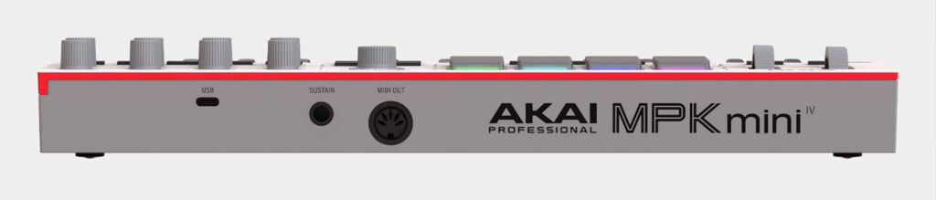 Akai MPK Mini MKIV R&uuml;ckansicht