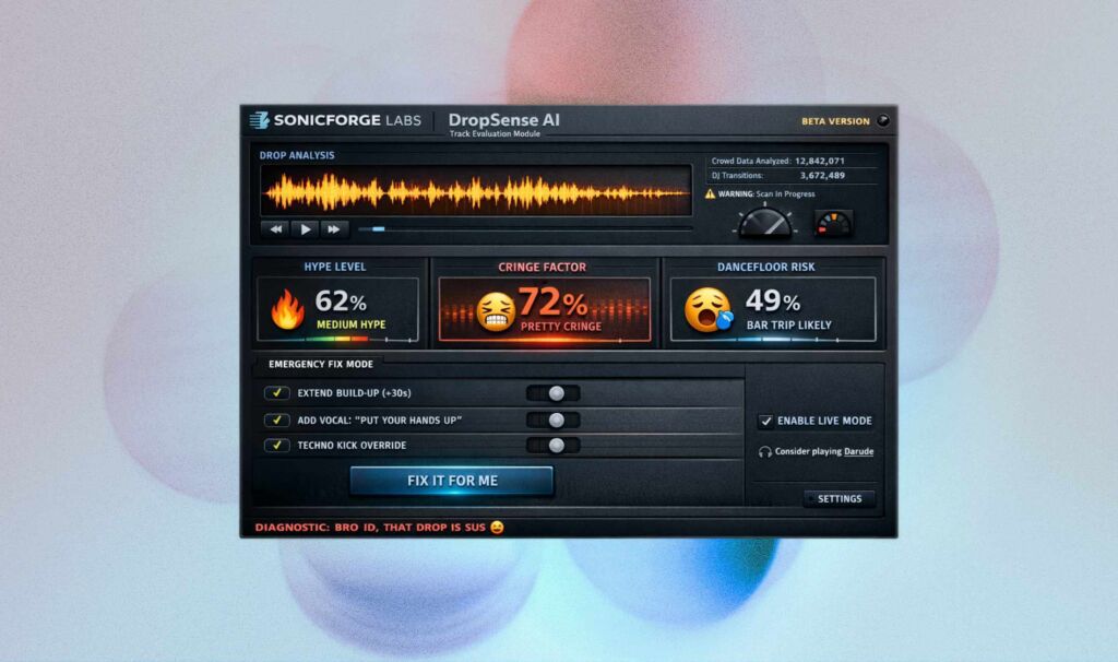 DropSense AI: Neues KI-Plugin bewertet Drops nach „Cringe-Faktor“