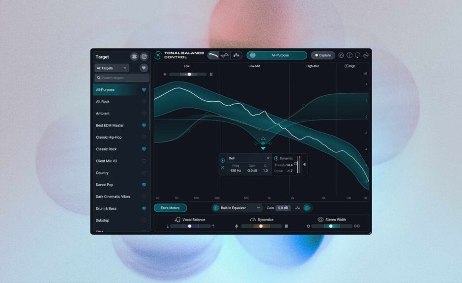 iZotope veröffentlicht Tonal Balance Control 3: Referenz-Mixing neu gedacht