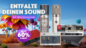 Thomann Spring Sale 2026: Coole Recording-Deals mit bis zu 60 % Rabatt