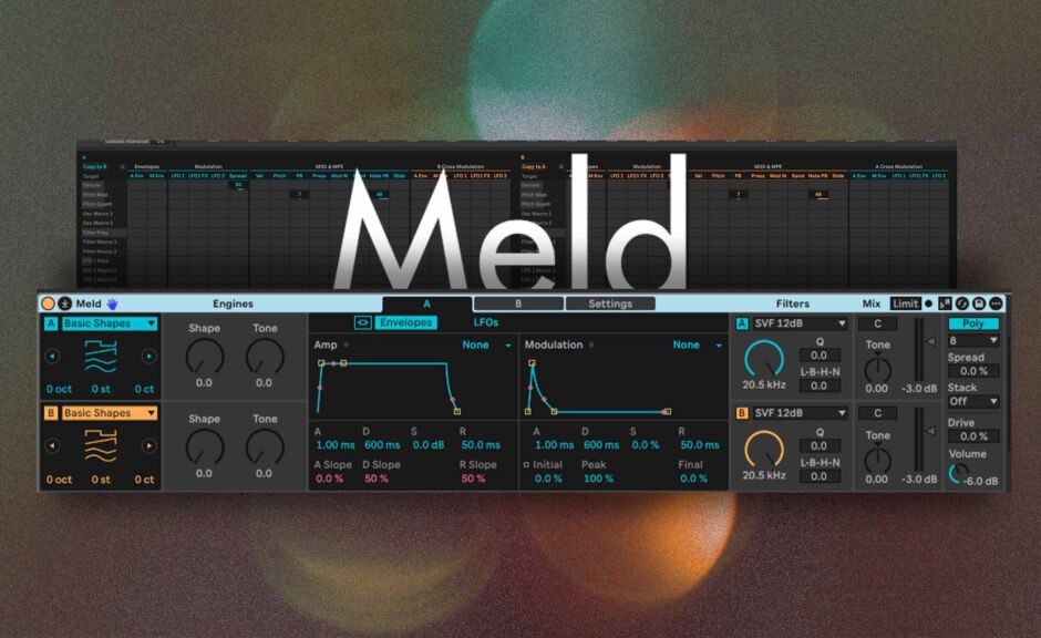 Workshop: Dub Techno Loop in Ableton Live 12 – nur mit einem Synth (Meld)