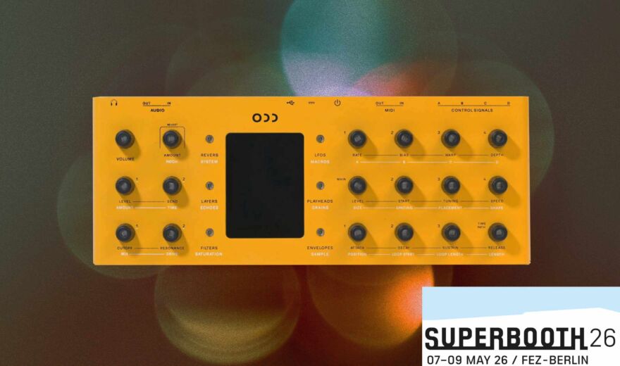 Superbooth 26: ODD-1, Granular-Desktop-Synthesizer