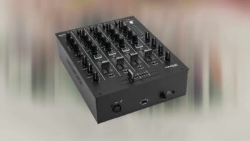 Omnitronic PM-404F: Günstiger Vier-Kanal-DJ-Mixer mit bipolarem Filter und Bluetooth