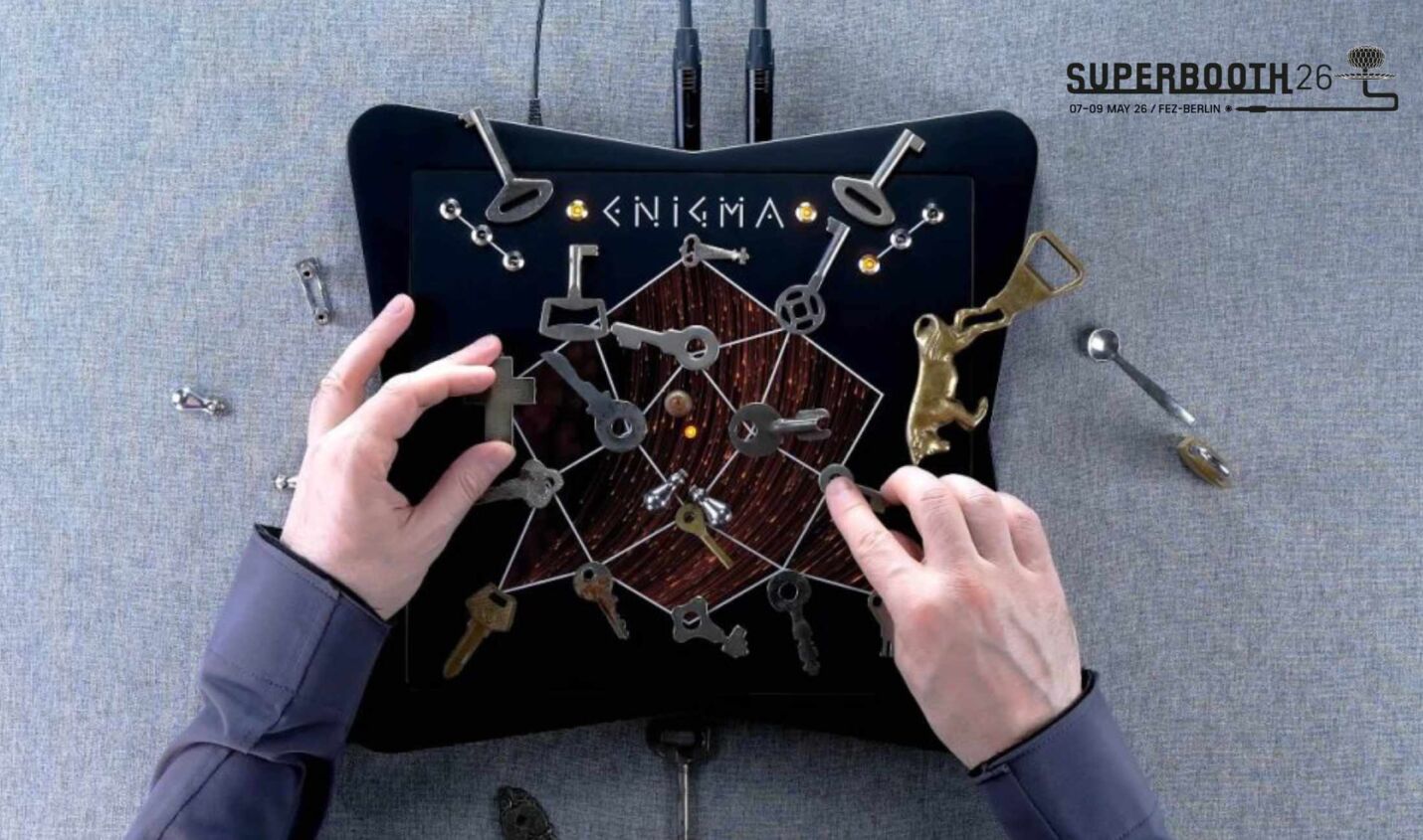 Superbooth 26: SOMA Enigma, ein Synthesizer, der mit Metallobjekten gespielt wird