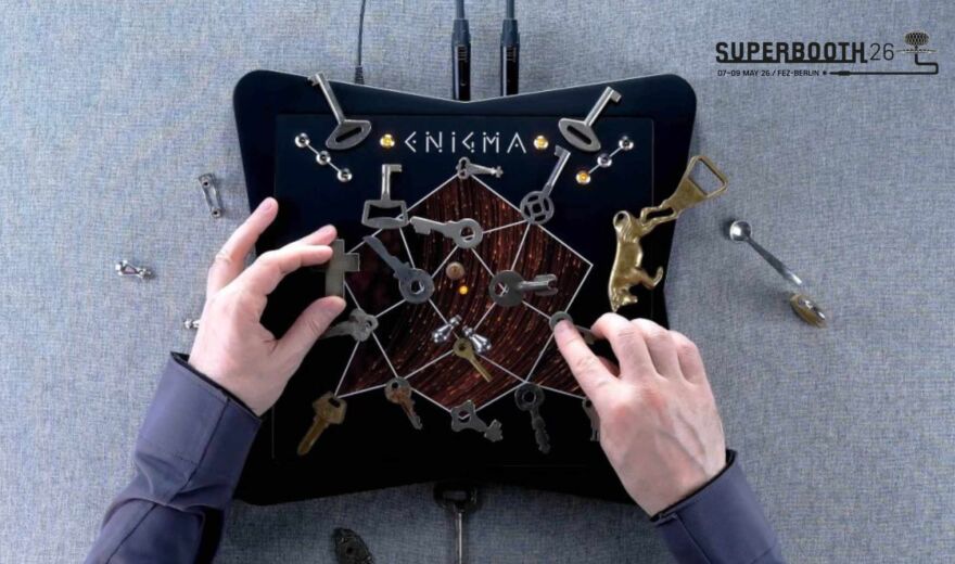 Superbooth 26: SOMA Enigma, ein Synthesizer, der mit Metallobjekten gespielt wird