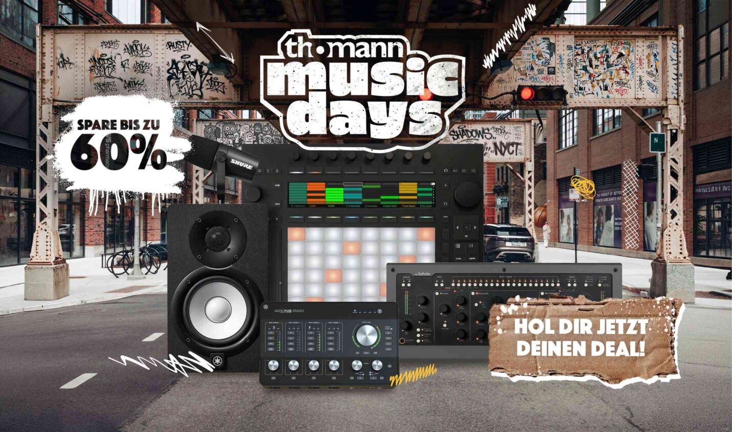 Thomann Music Days: Gönn deinem Studio ein Upgrade - mit den Recording-Deals