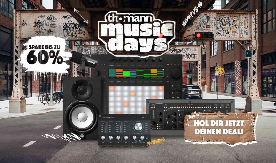 Thomann Music Days: Gönn deinem Studio ein Upgrade - mit den Recording-Deals