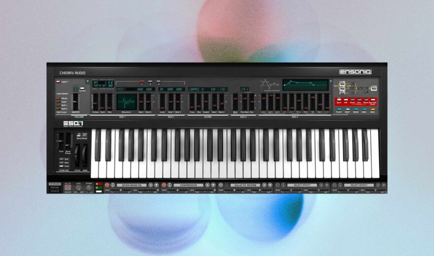 Cherry Audio bringt den legendären Ensoniq ESQ-1 als Plug-in zurück