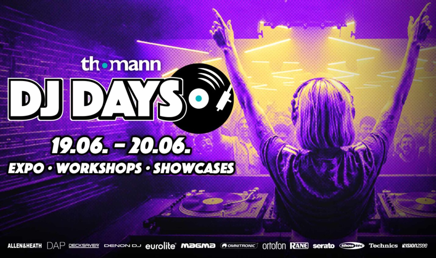 Thomann DJ Days: Hands-on mit Controller, Turntable und Co. – Eintritt frei
