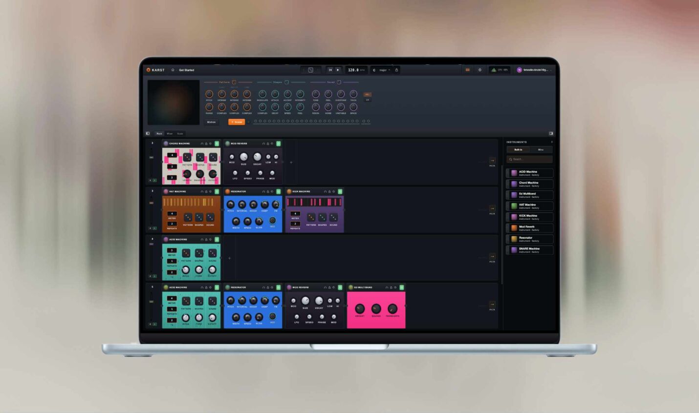 Karst: Tim Exile veröffentlicht neues Reaktor-artiges Modularsystem für Songwriter