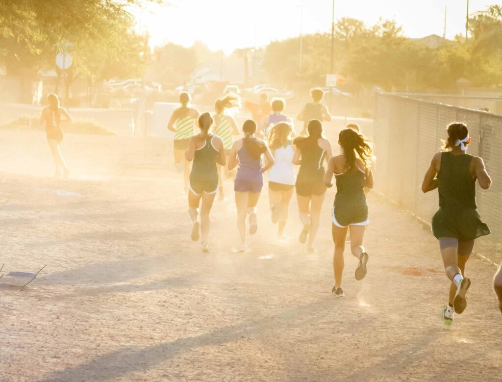 running