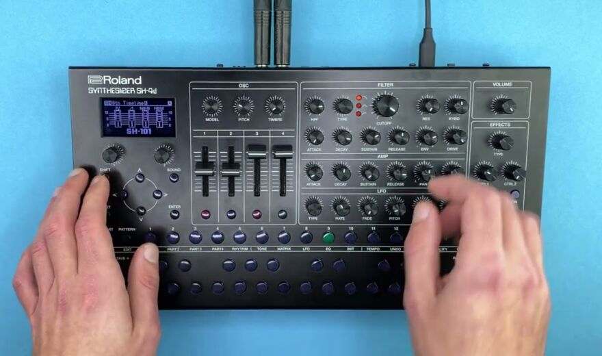 Roland SH-4D | House &amp; Techno Jam (No Talking)
