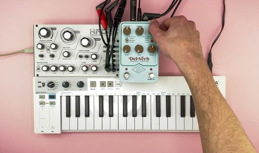 UAFX Del-Verb Ambience Companion | Techno/Dub Jam (No Talking)