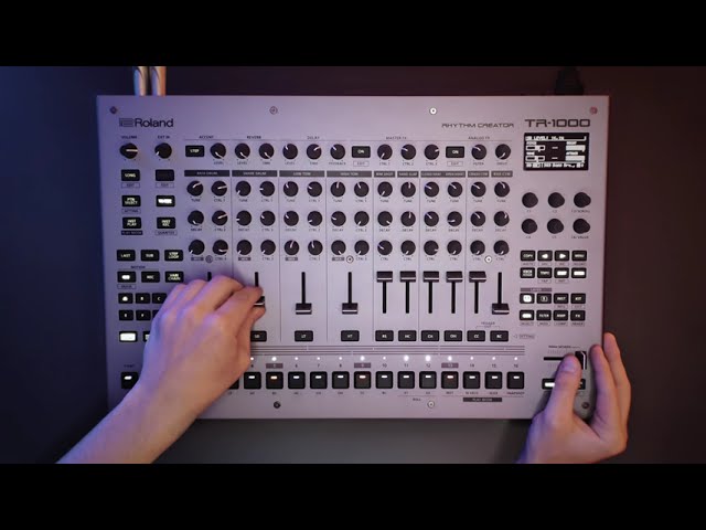 Roland TR-1000 | Techno Jam (no talking)