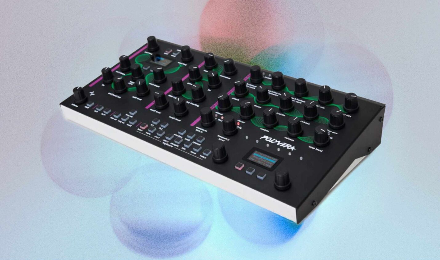 Suonobuono Polyvera: Hybrid-Synthesizer verbindet Wavetable-Ästhetik der 80er mit analogen Filtern