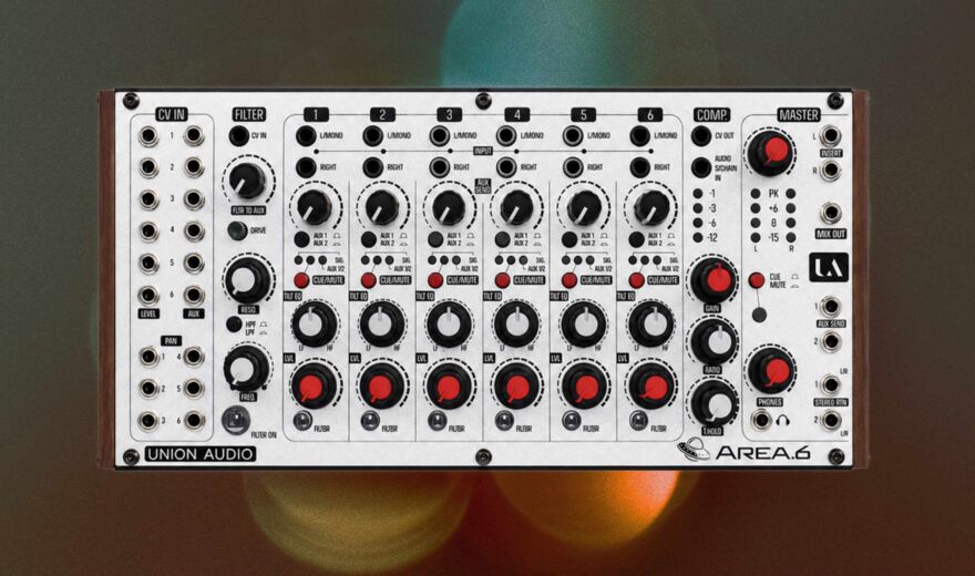 Union Audio Area.6: Analoger Sechskanal-Mixer für DJ-, Studio- und Modularsysteme