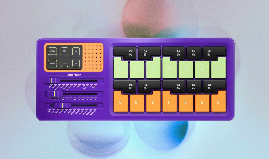 Synido Scale Pocket: Neues Mini-Keyboard setzt auf Barrierefreiheit beim Jammen