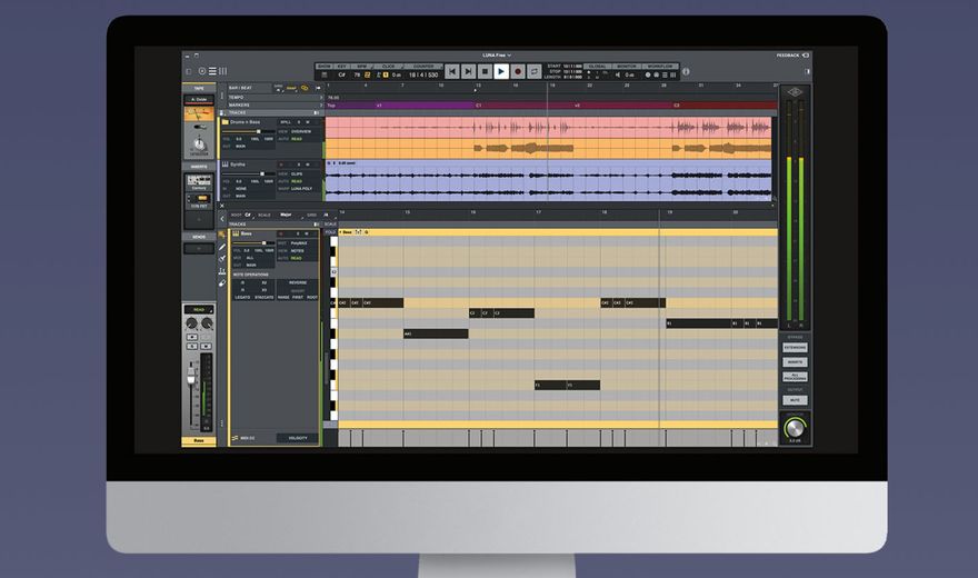 Universal Audio stattet kostenlose DAW LUNA Free mit Stem-Separation aus