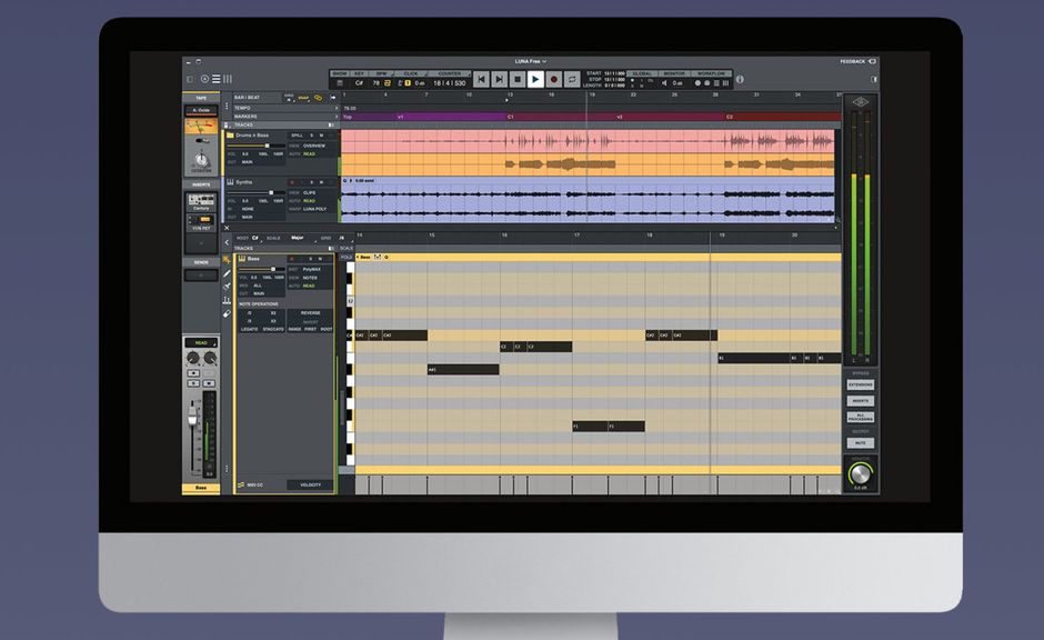 Universal Audio stattet kostenlose DAW LUNA Free mit Stem-Separation aus