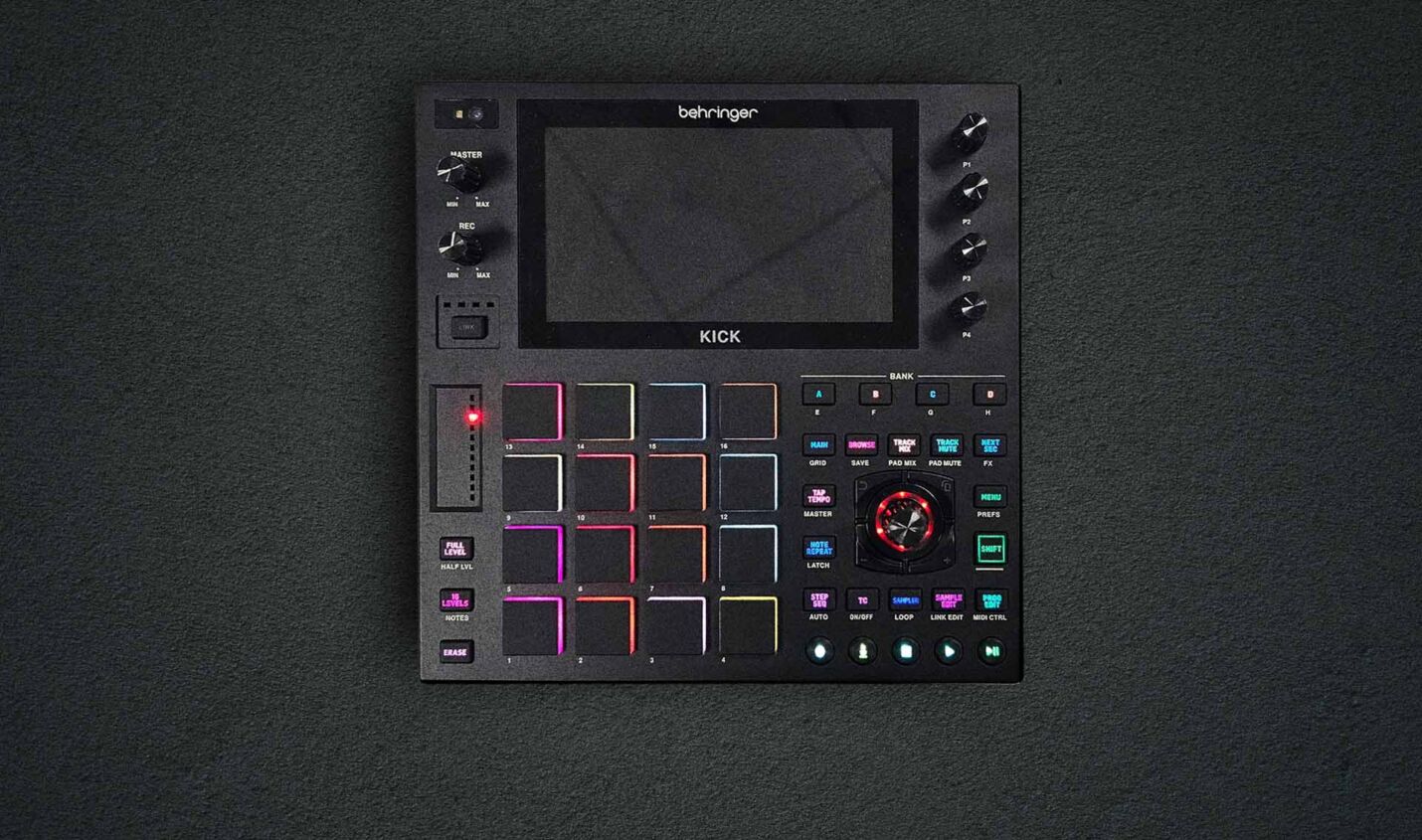 Eine MPC One zum Selberbauen? Behringer setzt mit Kick auf Open Source